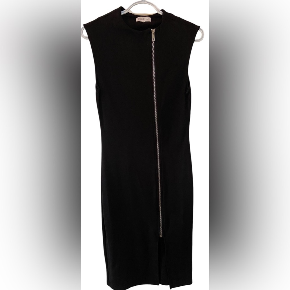 Sleeveless Midi Black Bodycon, Classy, Cocktail, Holiday, Wedding Guest Dress